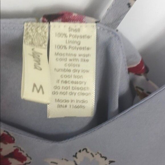 Japna Floral Cami Ruffle Detail Around Back (255) - Picture 3 of 6